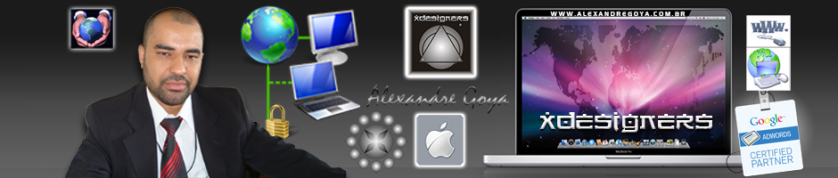 Alexandre Goya, Consultor e Programador Webmaster, Especialista em SEO e SEM (Otimização de Sites, e Gerenciamento de Campanhas em mídias digitais como o Google), Certificado Google Adwords Partners, Desenvolve Sites Responsivos em HTML5 com CSS3 e JavaScript + JQuery, implanta Site ou Blog em Wordpress, Loja Virtual para E-commerce (Woocommerce e Interspire).