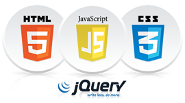 HTML5, CSS3, JavaScript e JQuery